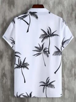 Manfinity RSRT Men Random Tropical Print Shirt Without Tee