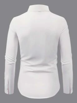 Manfinity Mode Men Crown Pattern Patched Pocket Shirt