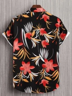 Manfinity RSRT Men Floral Print Shirt Without Tee