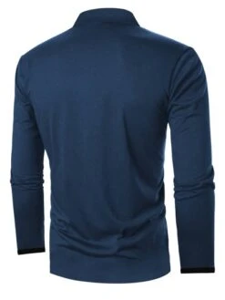 Manfinity Basics Men Contrast Trim Polo Shirt