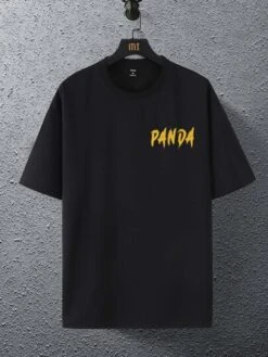 Manfinity EMRG Men Cartoon & Slogan Graphic Tee