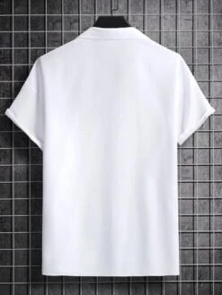 Manfinity Basics Men Solid Button Up Shirt