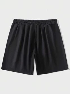 ROMWE Street Life Guys Graphic Print Drawstring Waist Shorts