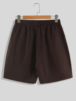 Manfinity EMRG Men Cartoon Graphic Drawstring Waist Shorts