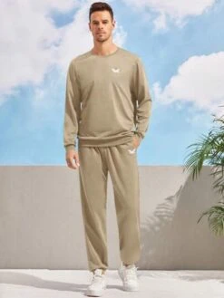 Manfinity Homme Men Bird Print Sweatpants