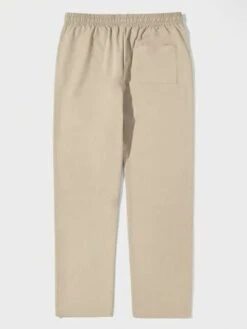 Manfinity Homme Men Letter Patched Detail Drawstring Waist Pants