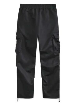Manfinity EMRG Men Flap Pocket Side Drawstring Hem Cargo Pants