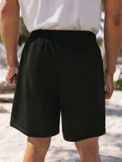 Manfinity Homme Men Graphic Print Slant Pocket Shorts