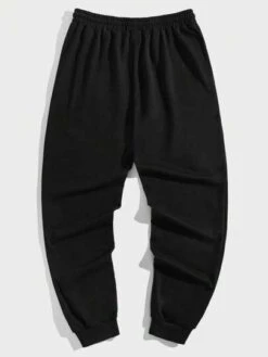 ROMWE Guys Cross Graphic Drawstring Waist Sweatpants