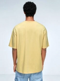 ROMWE X Crash Bandicoot Guys Cartoon & Letter Graphic Tee