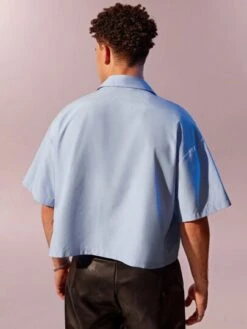 Manfinity Fever City Men Slogan Graphic Drop Shoulder Shirt