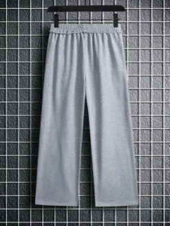 Manfinity Hypemode Men Fold Pleated Detail Slant Pocket Pants