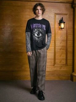 Academia Guys Eye & Letter Graphic 2 In 1 Tee