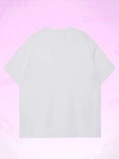 Anime Guys Figure Graphic Drop Shoulder Tee