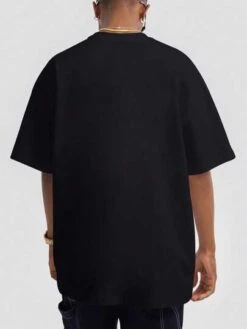 ROMWE Street Life Guys Letter & Spider Print Tee