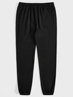 Goth Guys Letter Graphic Drawstring Waist Sweatpants