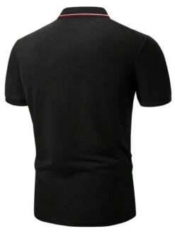 Manfinity Mode Men Contrast Trim Polo Shirt