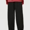 Grunge Punk Guys Cross Letter Graphic Drawstring Waist Sweatpants