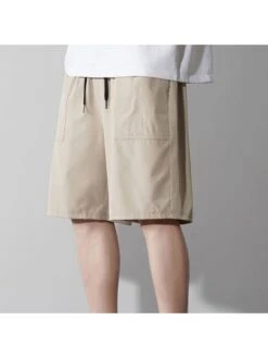 Summer Casual Breathable Men's Beach Shorts, Fashionable Outdoor Sport Shorts