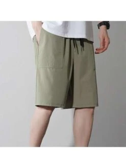 Men's Fashionable Breathable Beach Shorts For Summer Casual, Outdoor, Sports