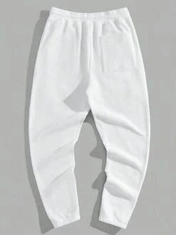 SHEIN Men Letter Graphic Drawstring Waist Sweatpants