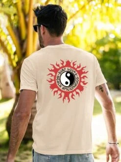Men Yin & Yang Print Tee