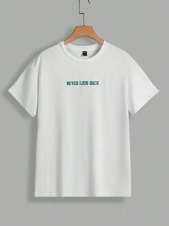 Manfinity EMRG Men Slogan Graphic Drop Shoulder Tee