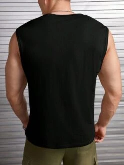 Manfinity LEGND Men Geo & Lion Print Tank Top